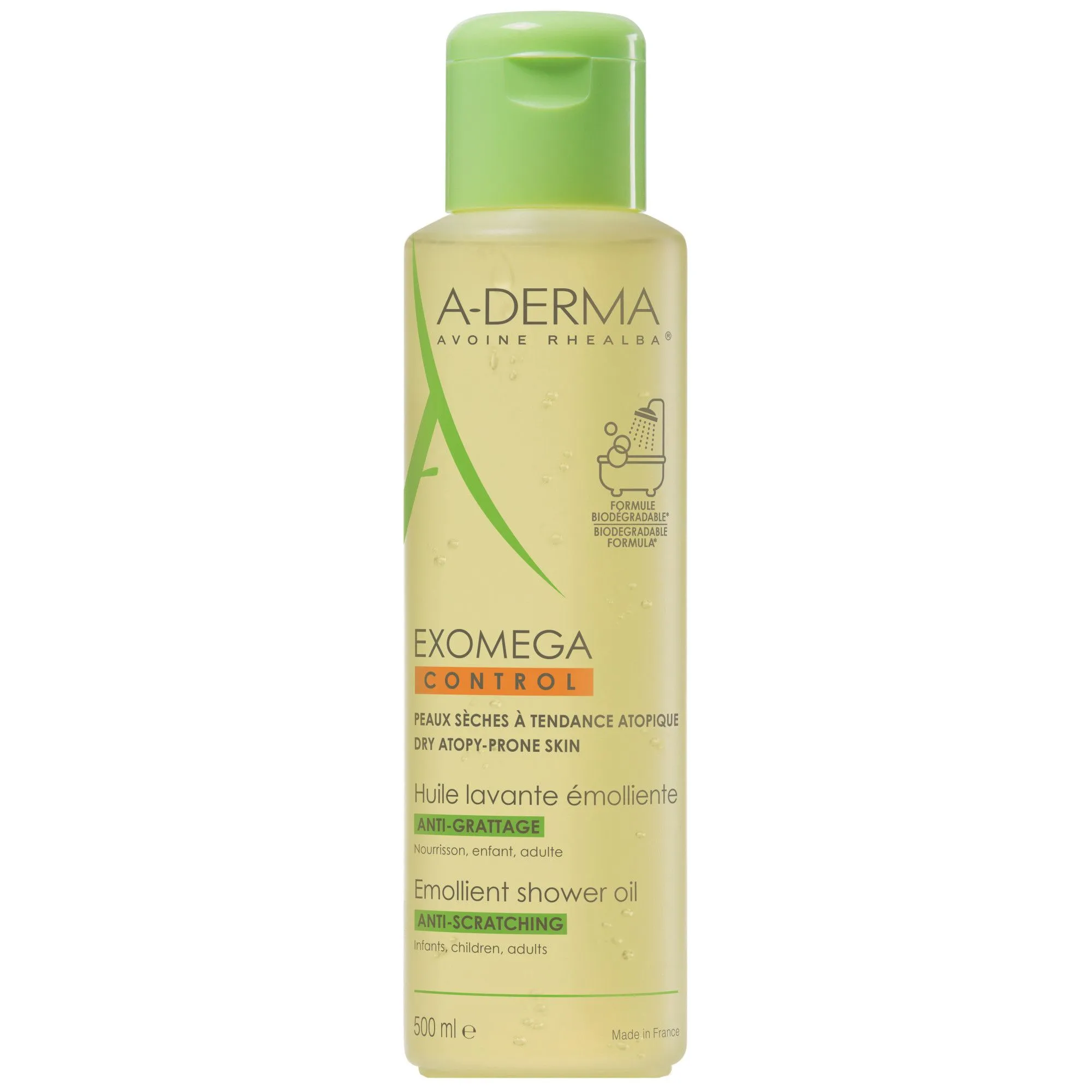Exomega Control ulei de dus, 500 ml, A-Derma