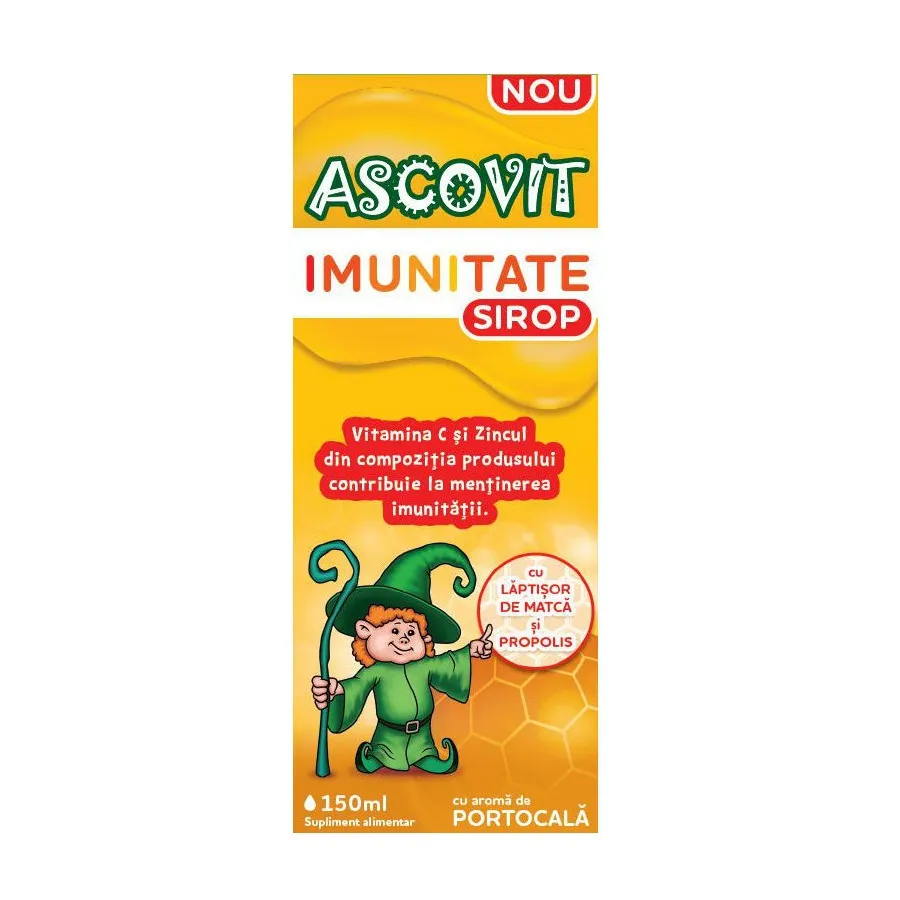 Sirop pentru imunitate Ascovit, 150 ml, Omega Pharma