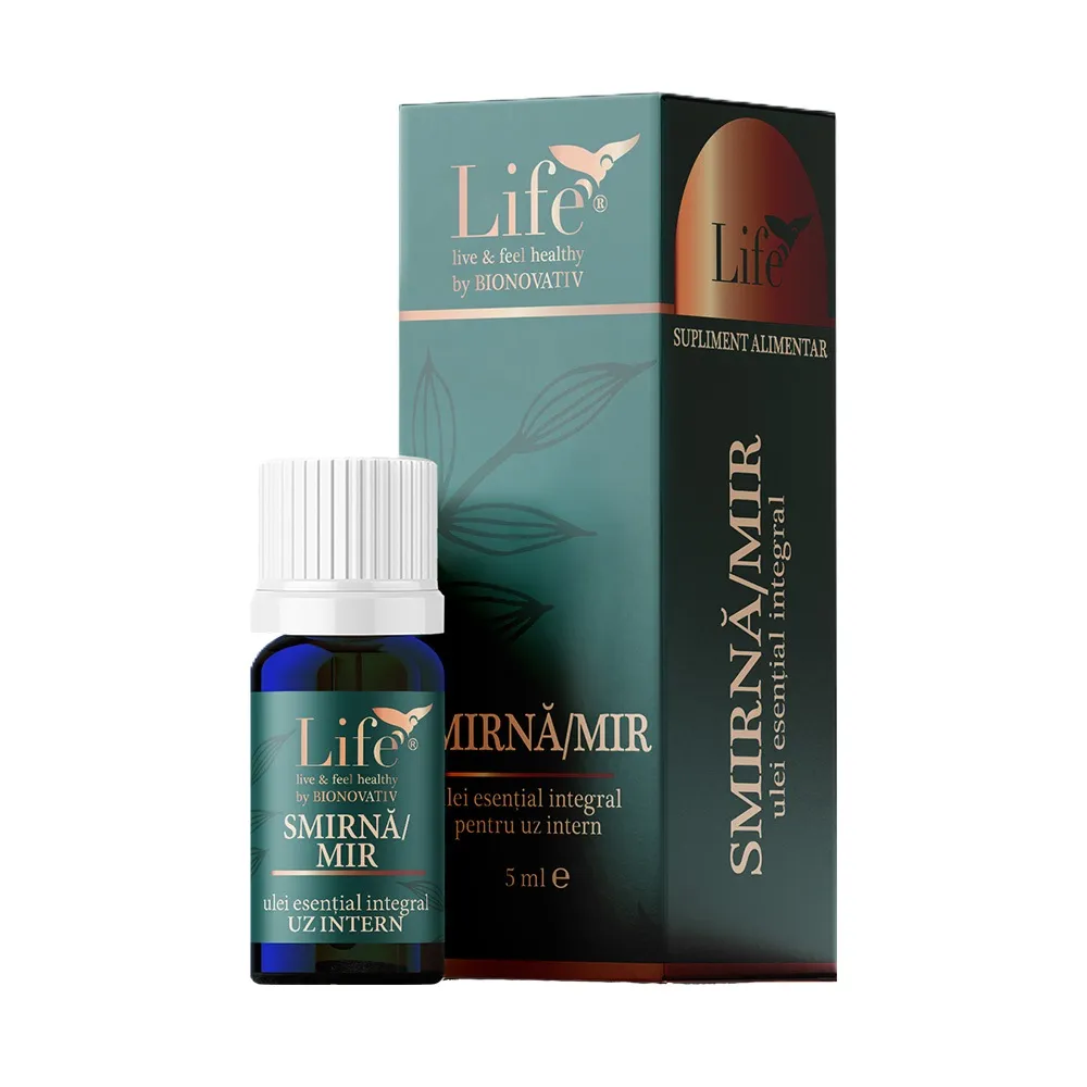 Ulei esential integral de smirna/mir, 5 ml, Bionovativ