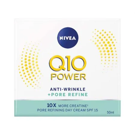 Crema antirid de zi pentru ten normal si mixt Q10 Power, 50 ml, Nivea