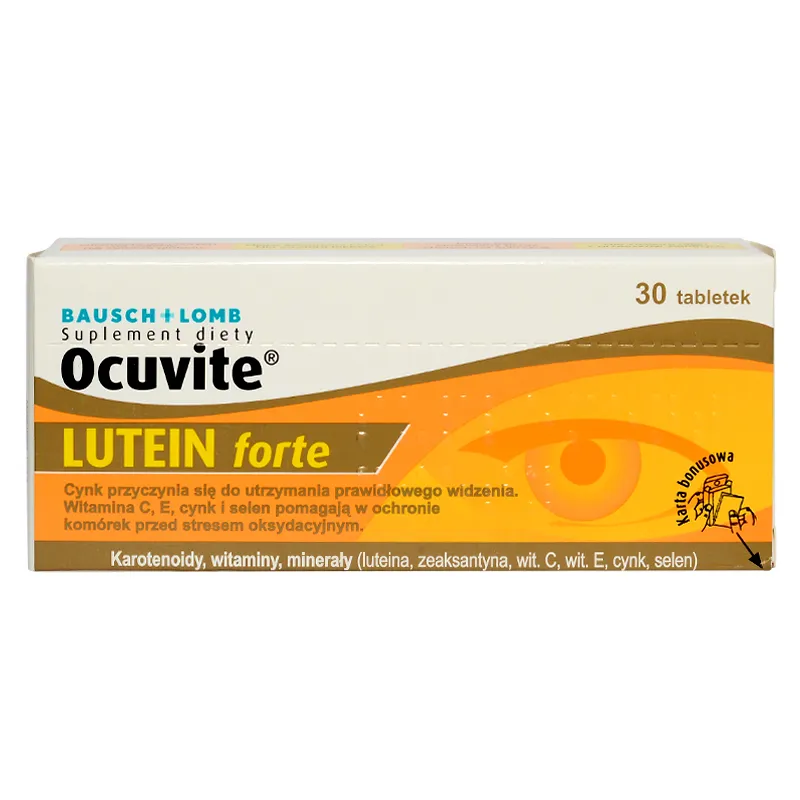 Ocuvite Lutein Forte, 30 capsule, Bausch & Lomb