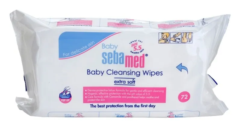 SEBAMED BABY SERVETELE UMEDE 72 BUCATI