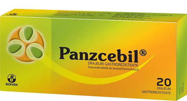 Panzcebil, 20 drajeuri, Biofarm