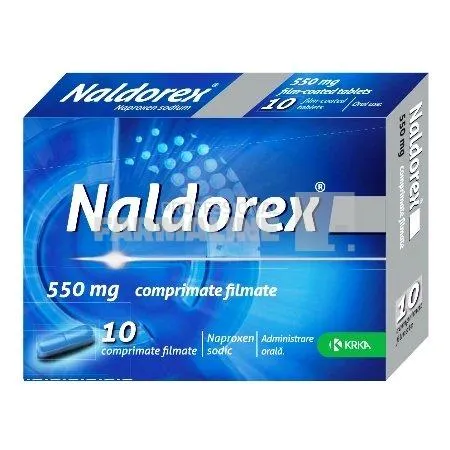 NALDOREX 550 mg x 10 COMPR. FILM. 550mg KRKA, D.D., NOVO MES