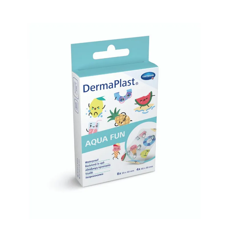 HARTMANN Dermaplast Aqua Fun plasturi, 12 bucati