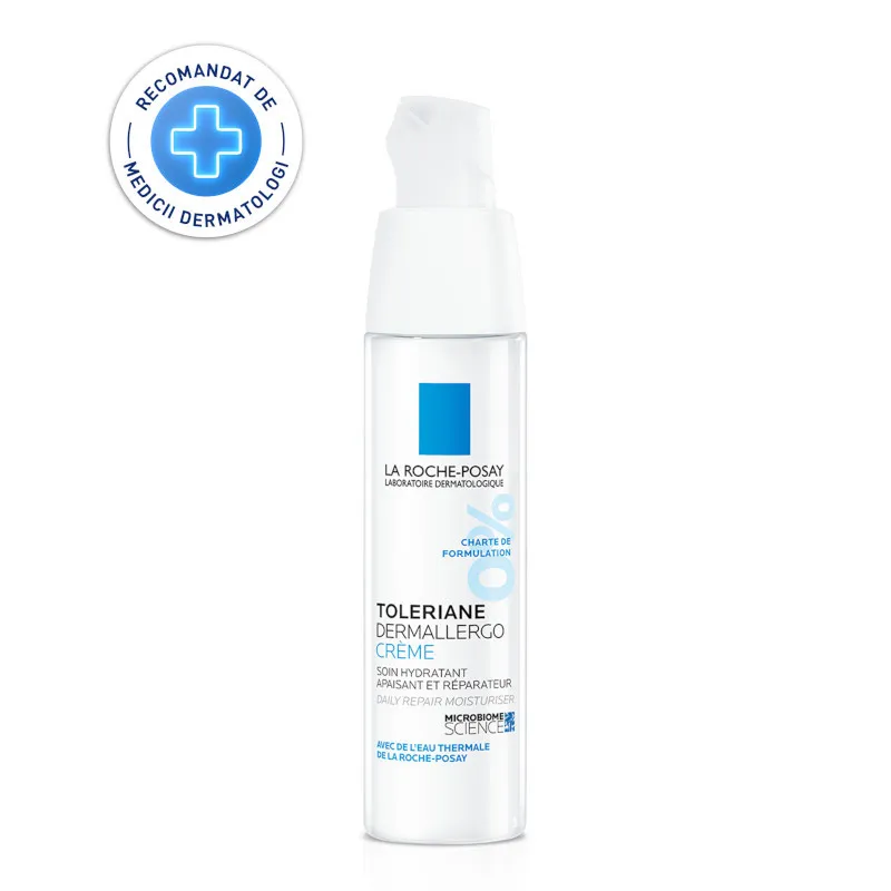 LA ROCHE POSAY TOLERIANE DERMALLERGO CREMA CALMANTA TEN CU TENDINTA ALERGICA / REACTIVA SI CEL USCAT 40 ML