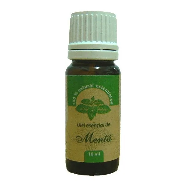 Ulei esential de menta 100% pur, 10ml- Herbavit