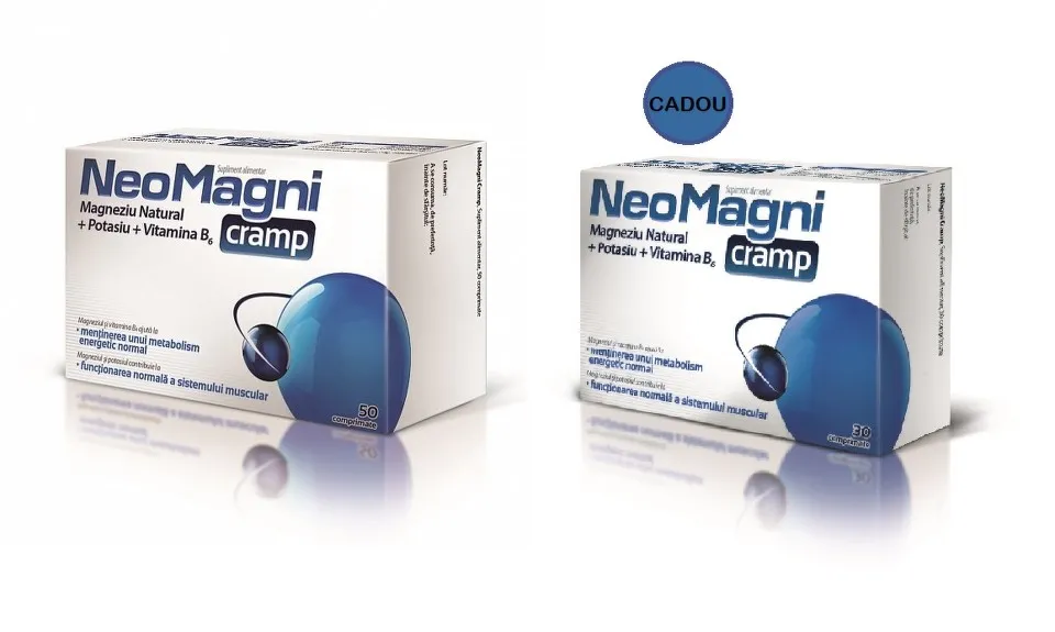 NEOMAGNI CRAMP 50 COMPRIMATE+30 COMPRIMATE CADOU