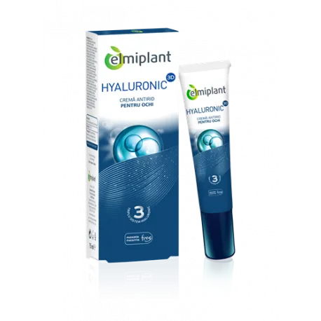 Elmiplant Hyaluronic 3D Crema Ochi, 15ml