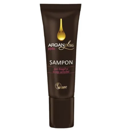 Farmec, sampon cu argan si ulei de jojoba, 40 ml