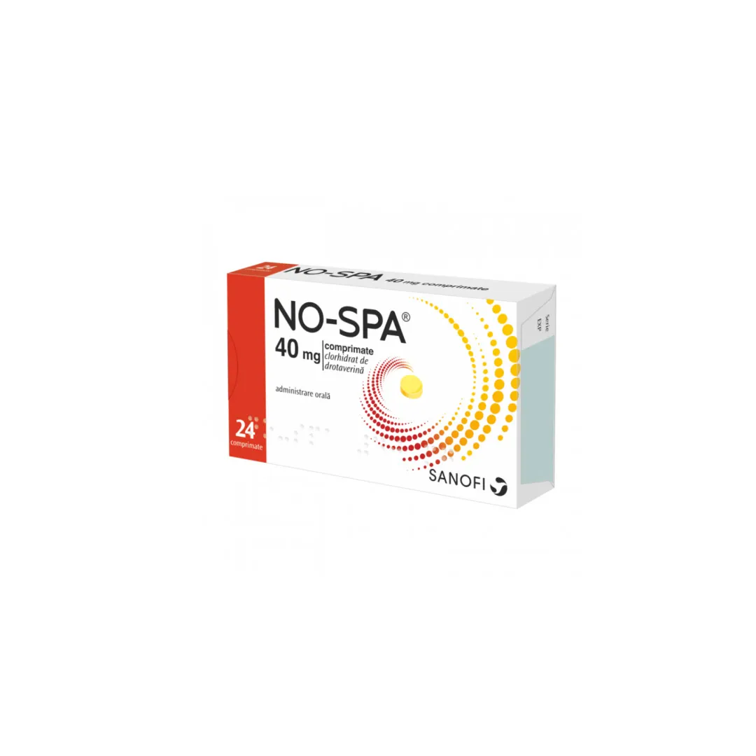 No-Spa 40mg, 24 comprimate, Sanofi Aventis