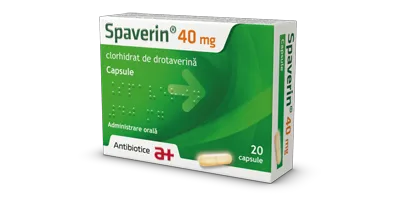 Spaverin 40mg x 20 capsule ANTIBIOTICE SA