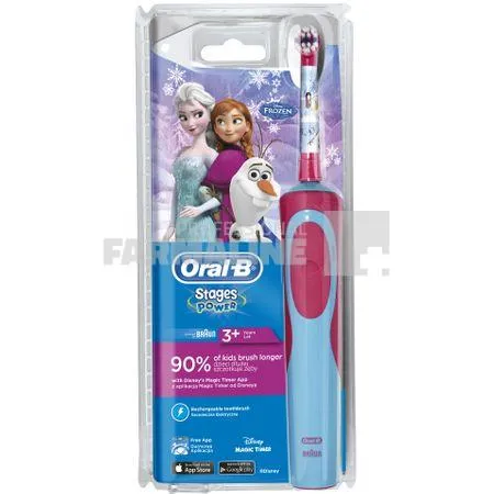 Oral B periuta de dinti Electrica Copii Braun Frozen 3+ ani D100.413.2K