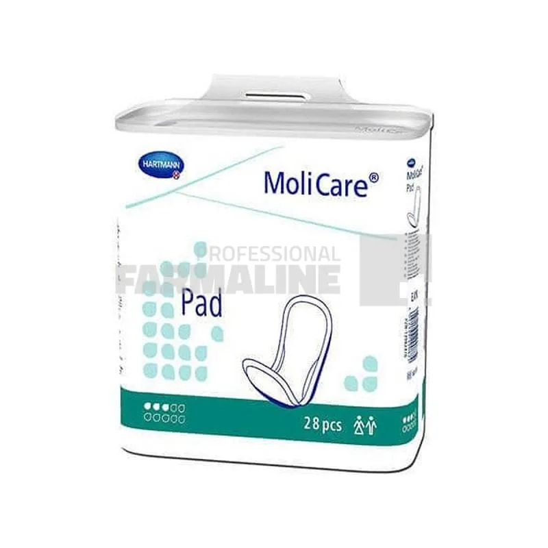 Hartmann Molicare Pad Tampoane absorbante incontinenta 3 picaturi 28 bucati