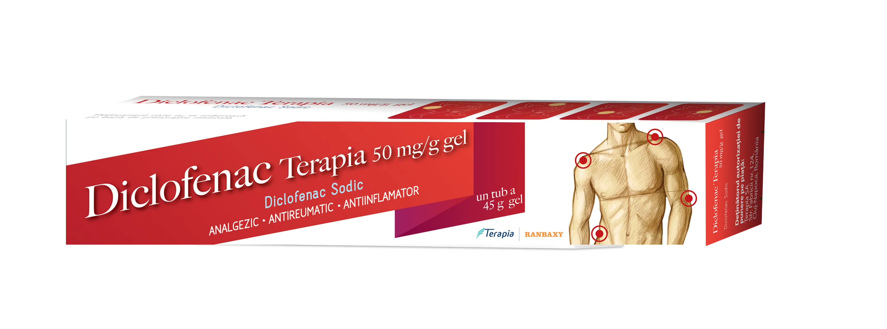 Diclofenac Terapia 50mg/g gel x 45g