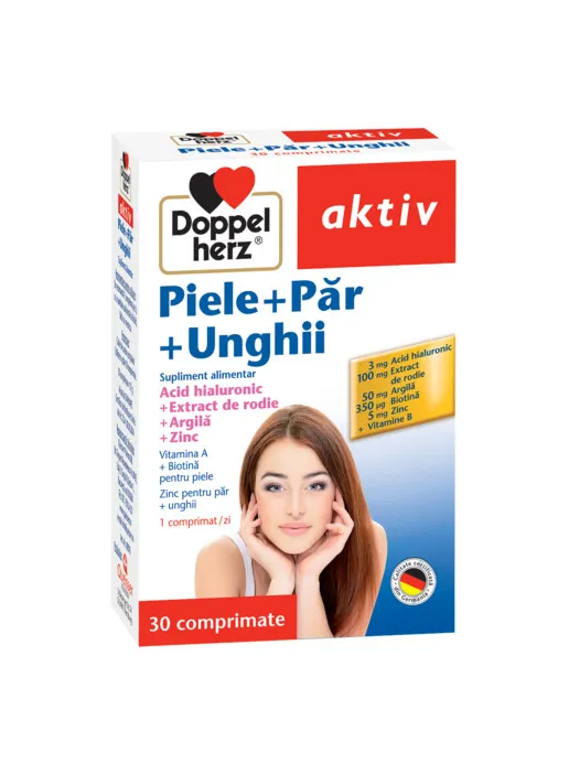 DOPPELHERZ AKTIV PIELE+PAR+UNGHII CTX30 TBL