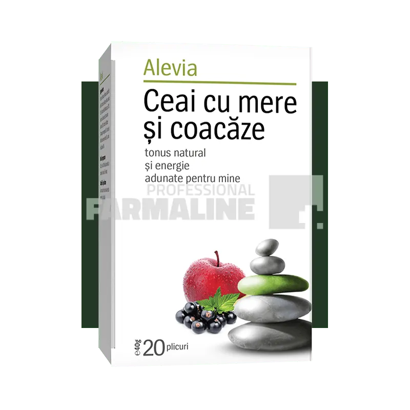 Alevia Ceai cu mere si coacaze 20 plicuri