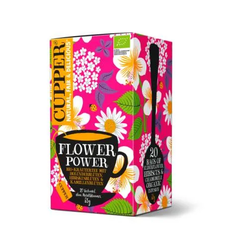 CUPPER CEAI ECO INFUZIE FLOWER POWER 20PLICURI X 1.75G