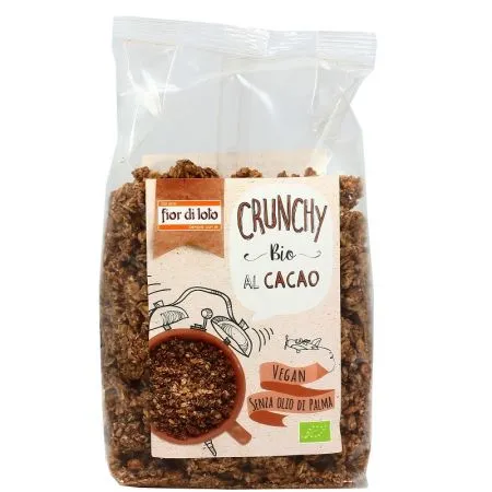 Musli Eco crocant cu fulgi de ovaz cu cacao, 375 g, Fior di Loto