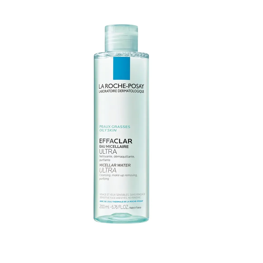 LA ROCHE-POSAY EFFACLAR Apa micelara ULTRA pentru pielea grasa cu tendinta acneica, 200 ml