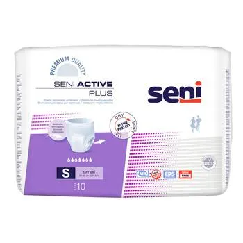 Scutece pentru adulti tip chilot Active Plus Small, 10 bucati, Seni