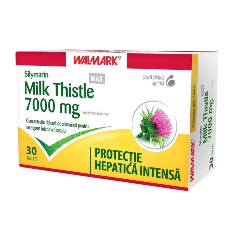 WALMARK SILYMARIN MILK THISTLE MAX 30 COMPRIMATE