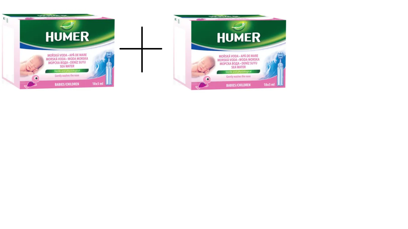 Humer apa de mare 5ml x 18dz 1+1