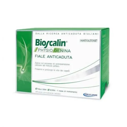 BIOSCALIN TRATAMENT REVITALIZANT IMP. CADERII PARULUI PHYSIOGENINA 10 FIOLE X 3.5ML 450