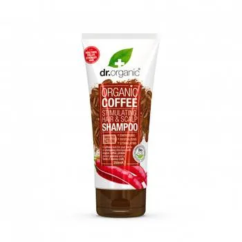 Dr.Organic Cofee Sampon stimulator pentru par si scalp, 200ml