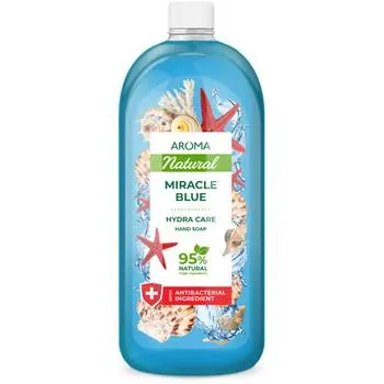 Rezerva sapun lichid Miracle Blue, 900ml, Aroma