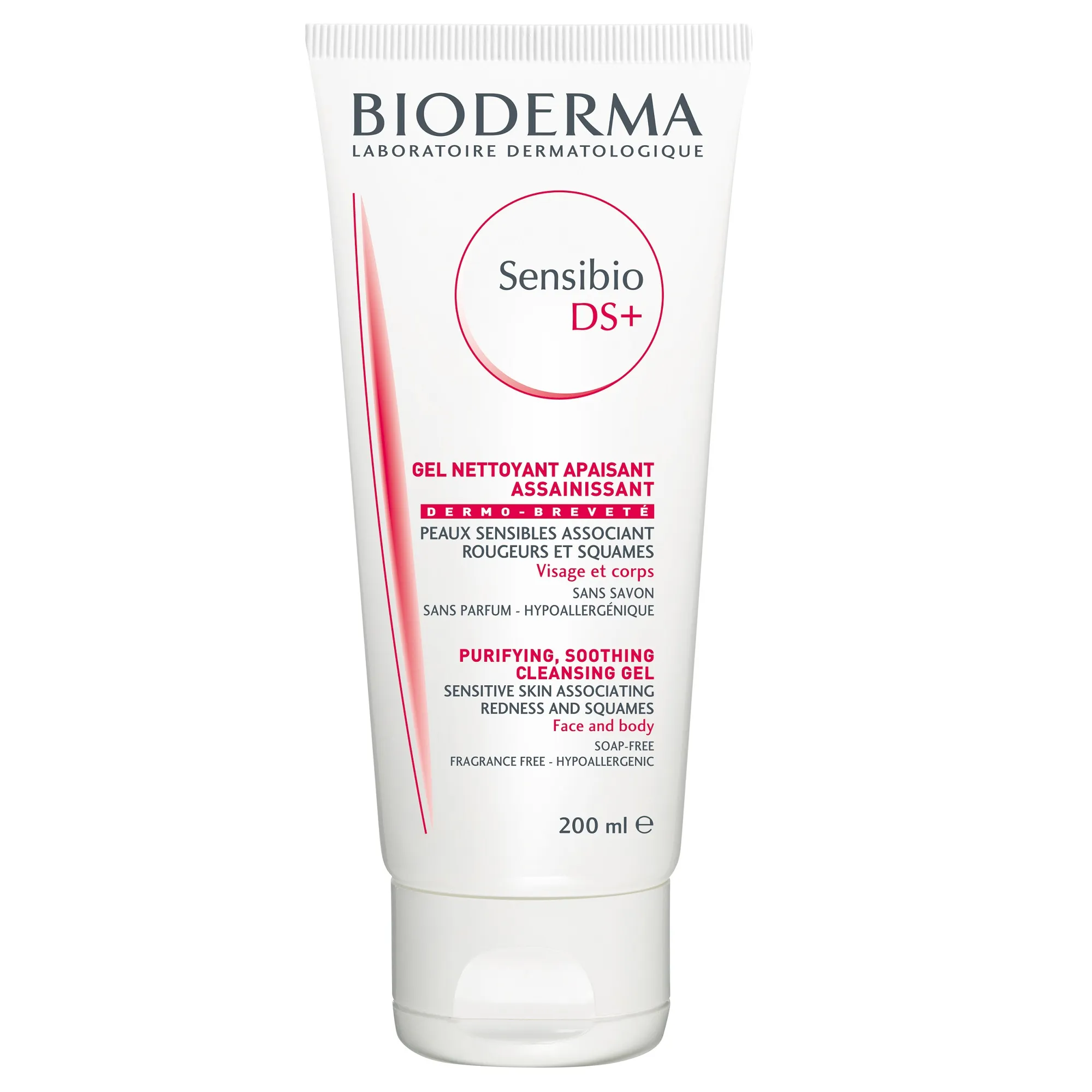 BIODERMA Gel spumant purifiant Sensibio DS, 200 ml