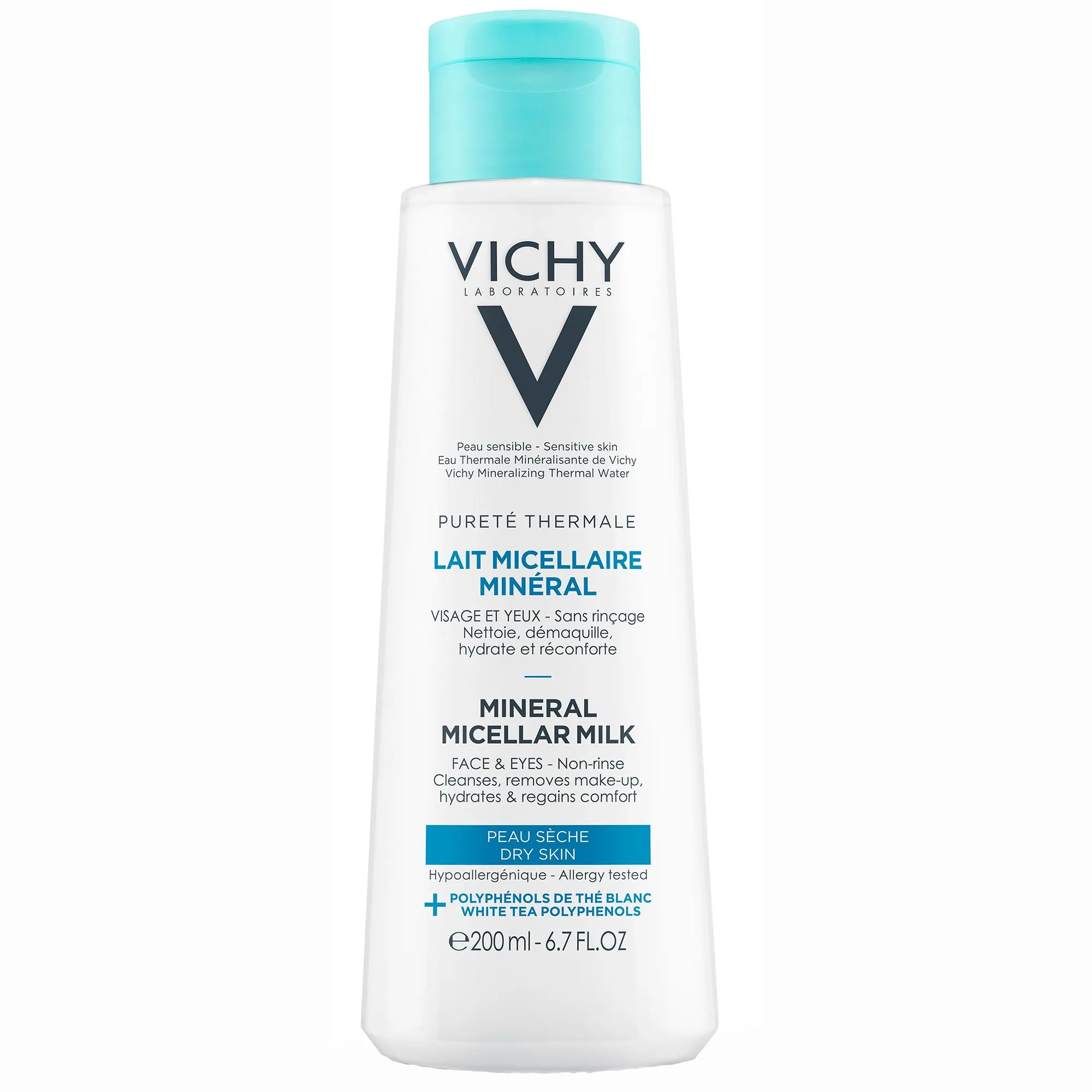 VICHY PURETE THERMALE LAPTE MICELAR DE CURATARE SI DEMACHIERE TEN USCAT X 200ML