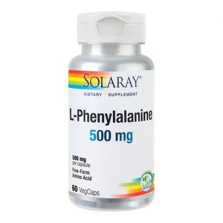 L-Phenylalanine 500mg Solaray, 60 capsule, Secom
