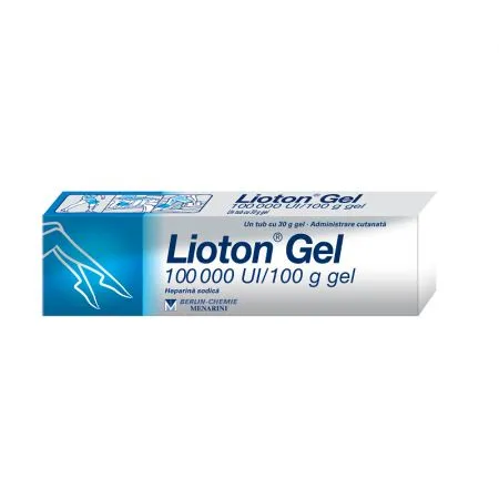 Lioton Gel, 100000 U.I./100 g, 30 g, Menarini