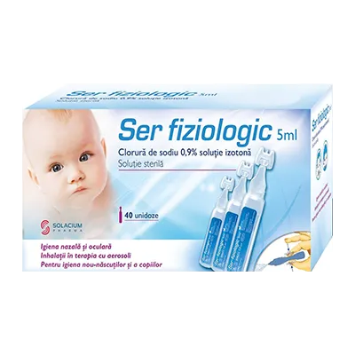 SER FIZIOLOGIC- 40 UNIDOZE X 5 ML SOLACIUM