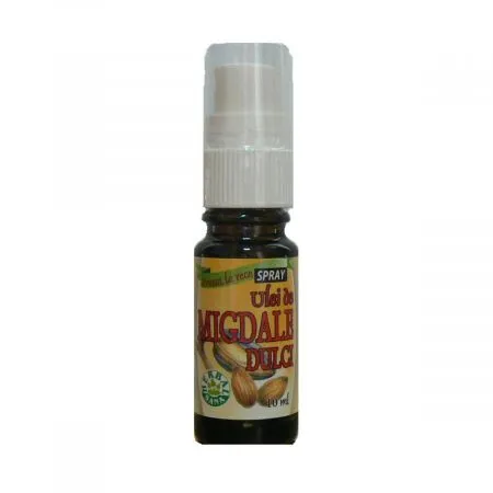 Ulei de migdale dulci spray, 10 ml, Herbavit