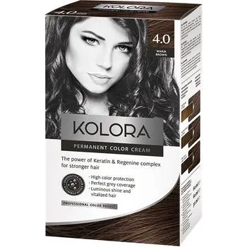 Vopsea de par Kolora 4.0 Warm Brown, 50ml, Aroma