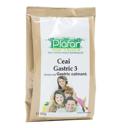 Ceai gastric 3, 50 g, Plafar