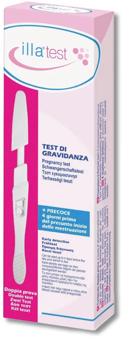 Test de sarcina precoce illa, 2 bucati, Pietrasanta Pharma