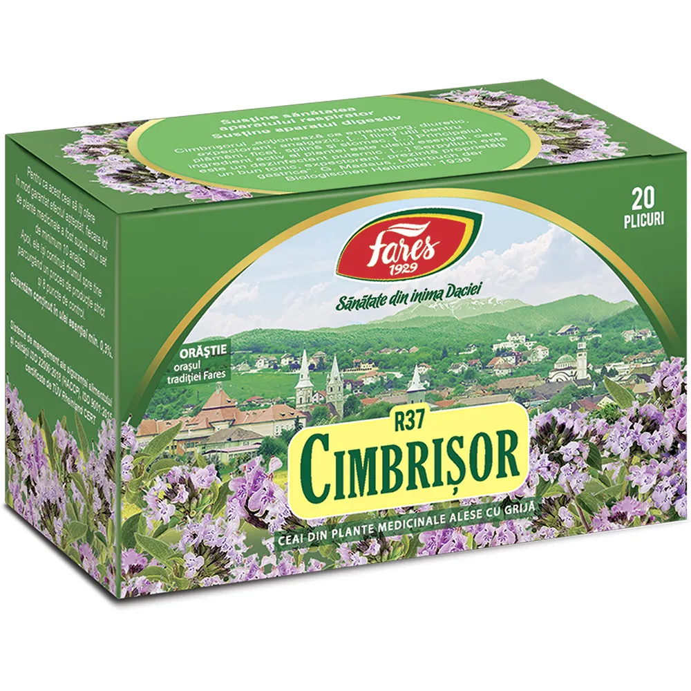 Ceai de cimbrisor R 37, 20 plicuri, Fares