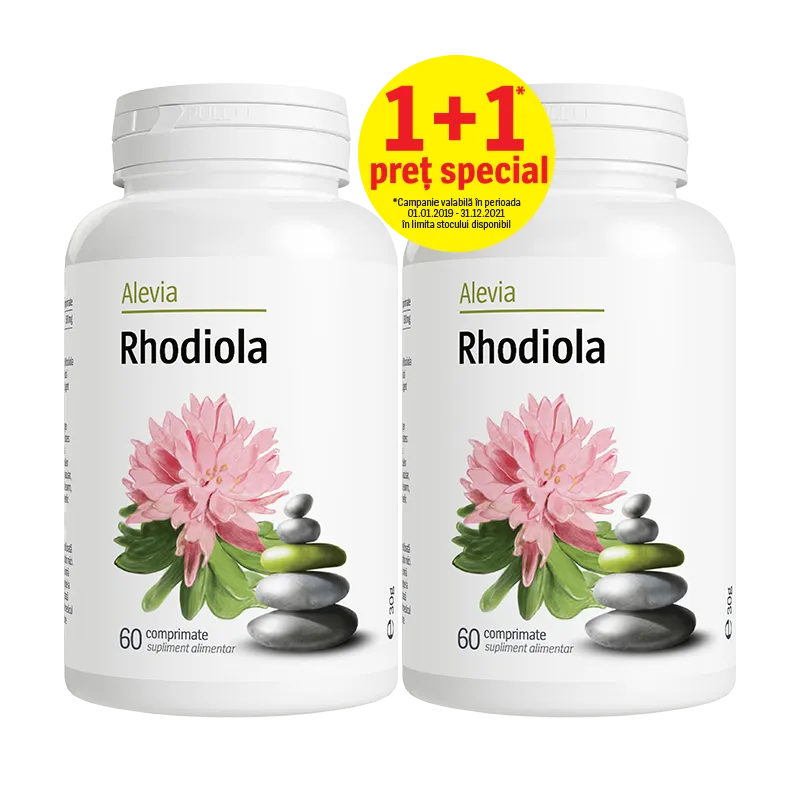 Rhodiola, 60 comprimate, Alevia