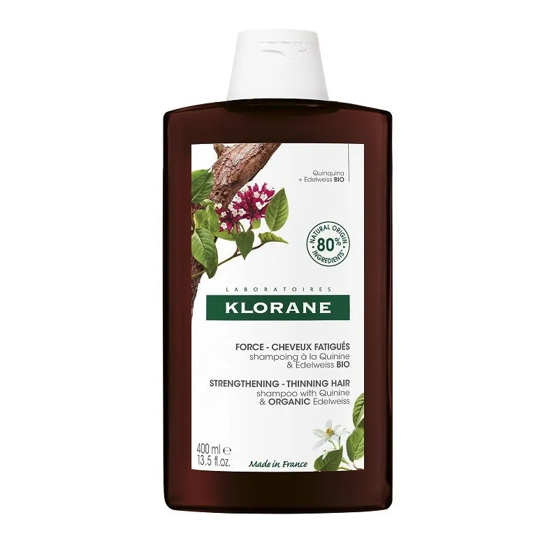 KLORANE SAMPON CHININA SI FLOARE DE COLT BIO 400ML