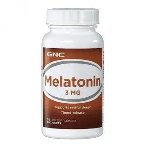 GNC Melatonin 3mg timed release 60tb