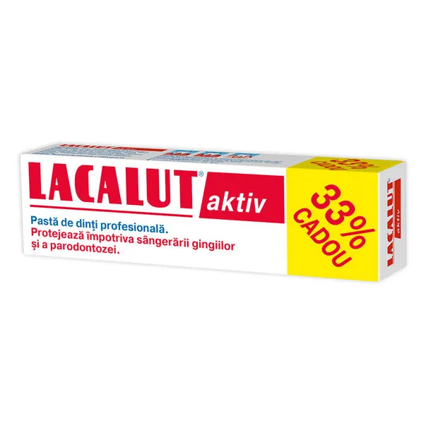 LACALUT AKTIV PASTA 75 ML +33% CADOU ZDROVIT