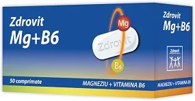 Zdrovit Magneziu+Vitamina B6 x 50 de comprimate