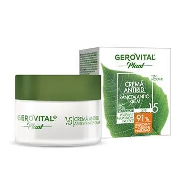 Gerovital Plant Crema antirid SPF15 50ml