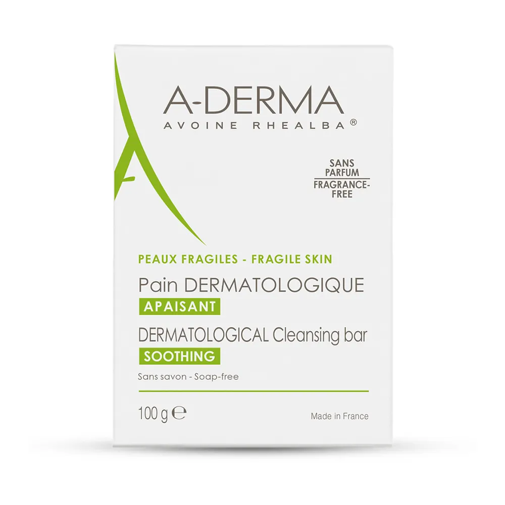 Săpun dermatologic cu lapte de ovăz, 100 g, A-Derma