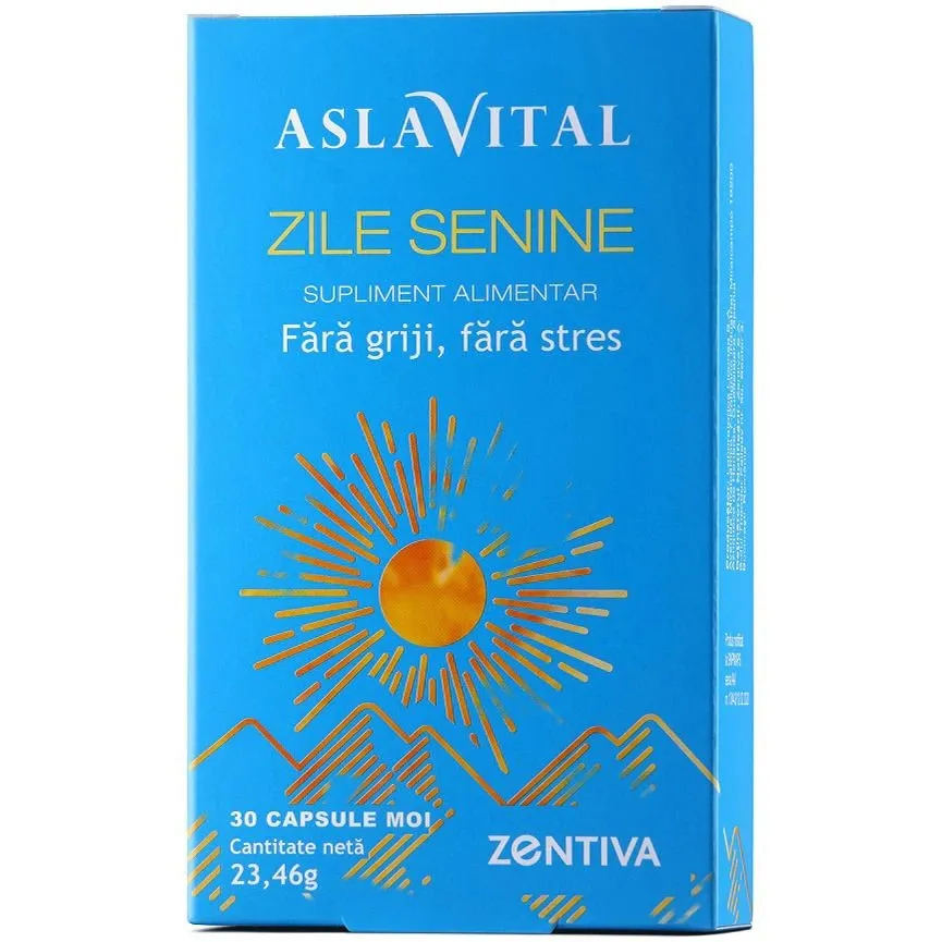 ZENTIVA ASLAVITAL ZILE SENINE 30 CAPSULE MOI