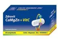 CaMgZn + Vitamina C, 50 comprimate, Zdrovit