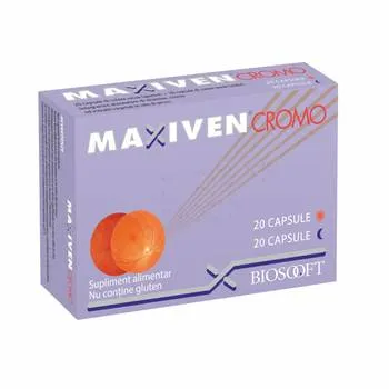 Maxiven Cromo, 20 + 20 capsule, BioSooft